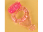 Розовое эрекционное виброкольцо