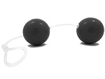 Черные вагинальные шарики из силикона, 4,5 см.