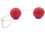 Красные вагинальные шарики из силикона, 4,5 см.